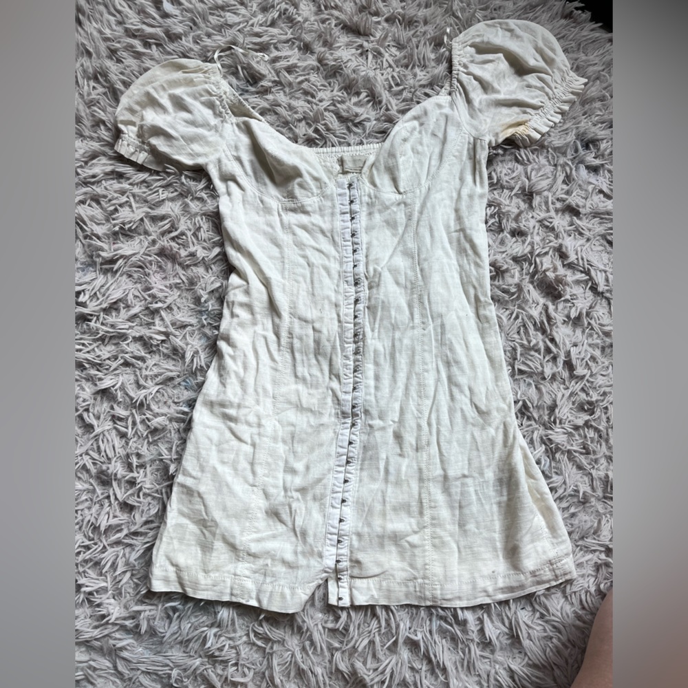 Urban outfitters white babydoll dress